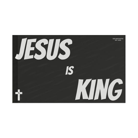 Jesus is King Flag